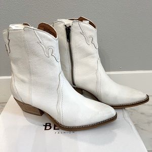 Leather ankle boots!